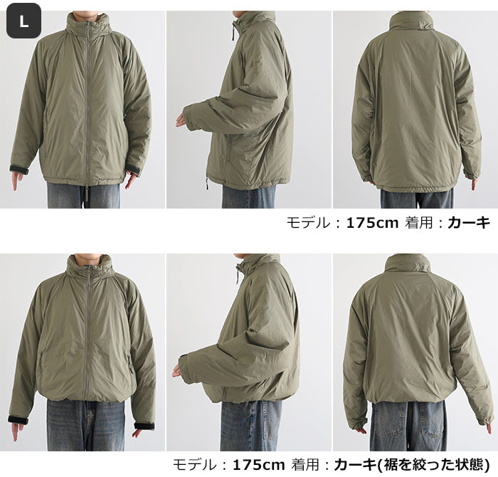 アンドミー andme ダブルジップ 2way ソロナ 中綿 ジャケット