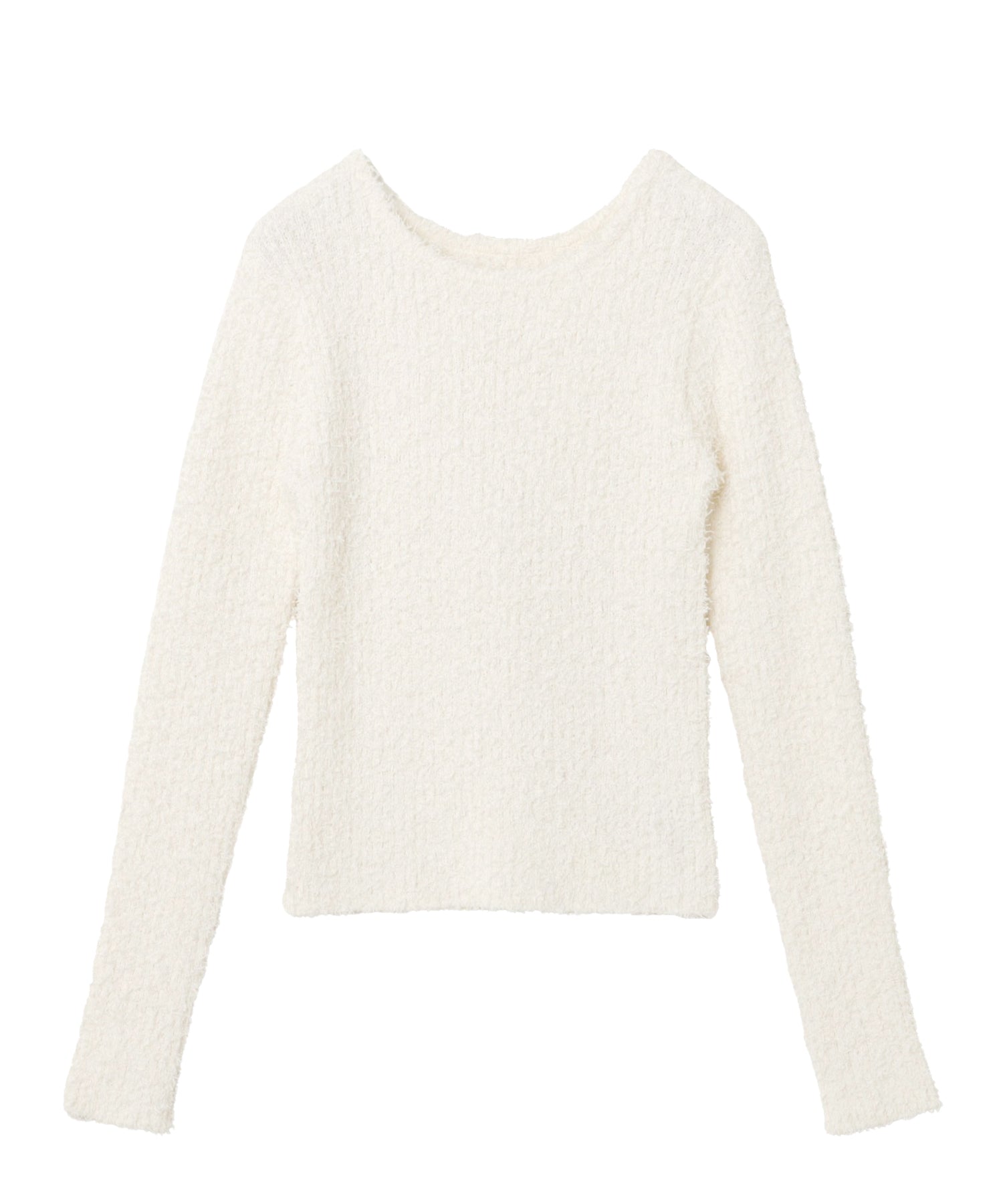 アンドミー andme バックコンシャス リブ ニット トップス