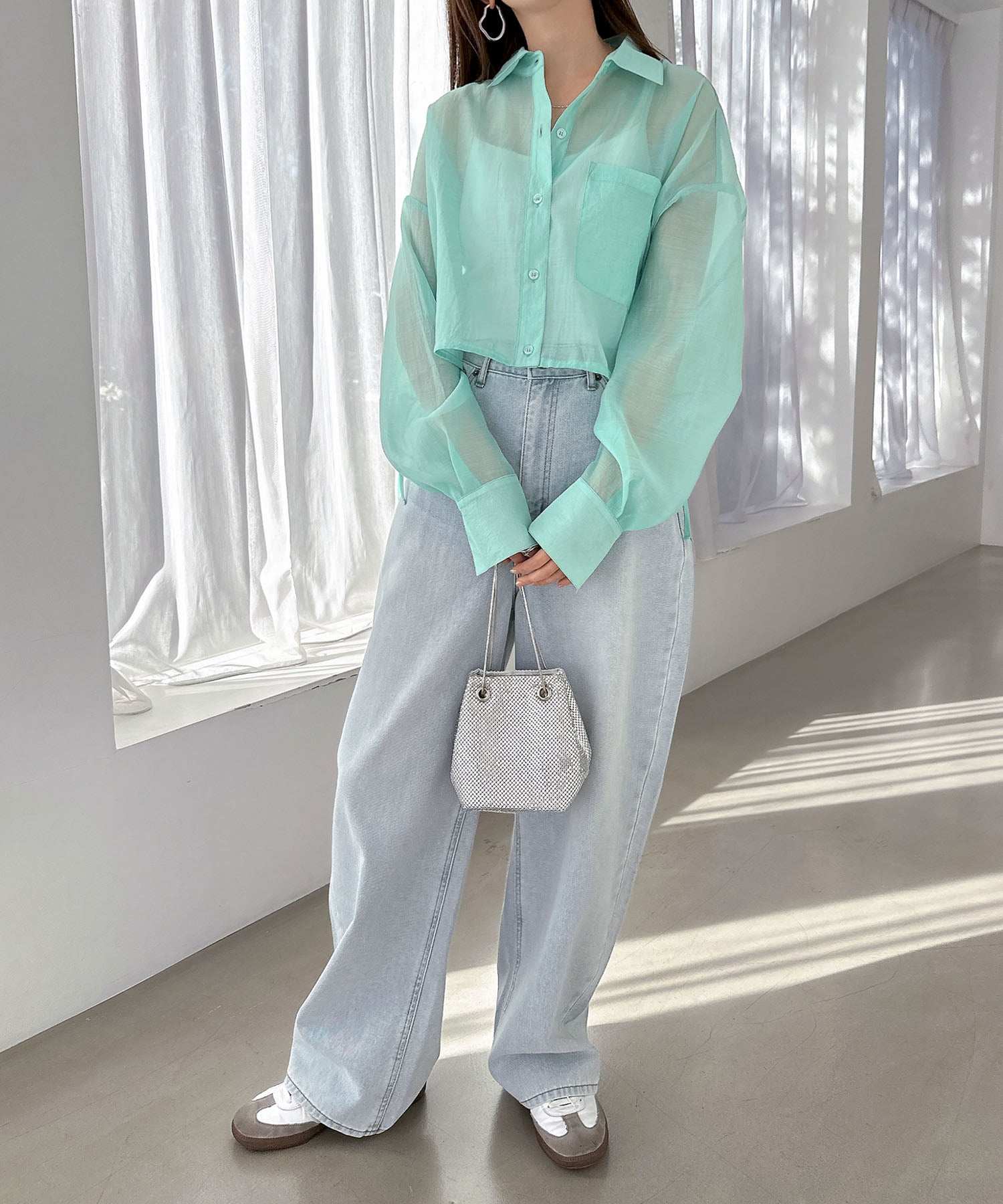 and Me andme hem ribbon short-length shirt blouse