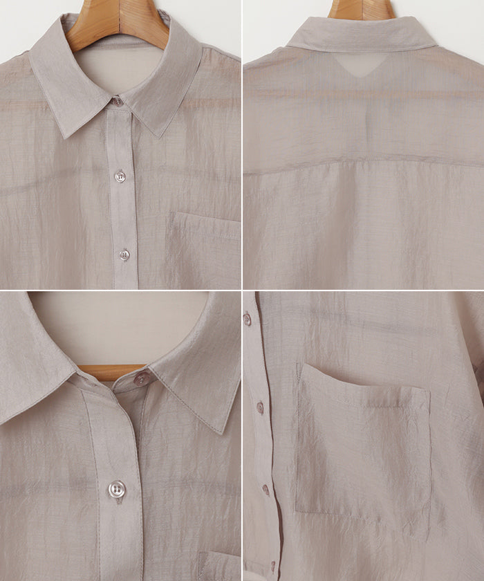 and Me andme hem ribbon short-length shirt blouse