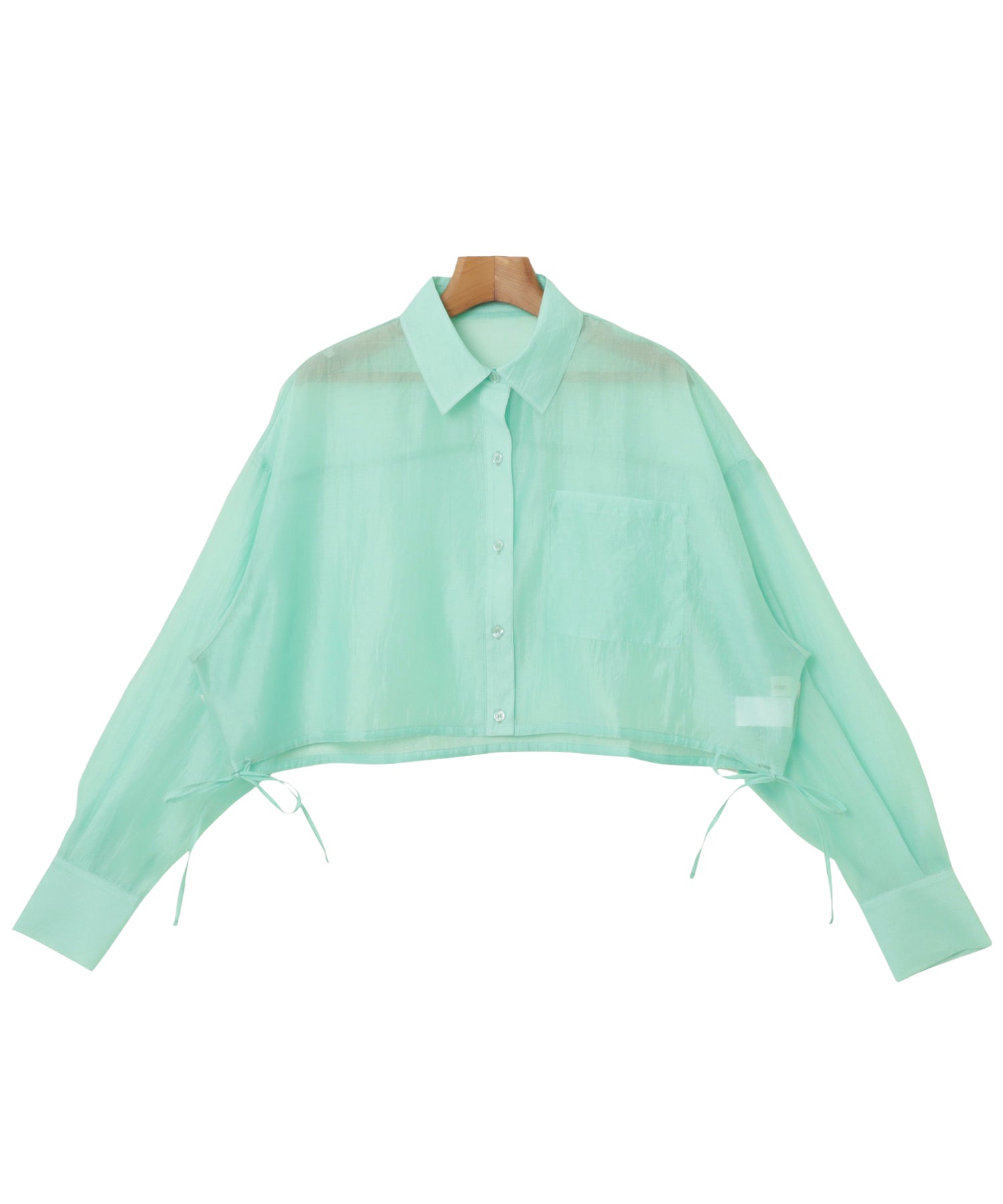 and Me andme hem ribbon short-length shirt blouse