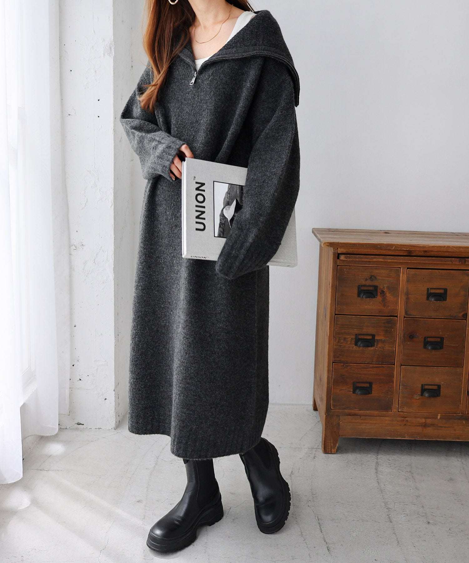 grey knit midi dress Heather Grey Ribbed Knit Off Shoulder Maternity Midi Dress – PinkBlush