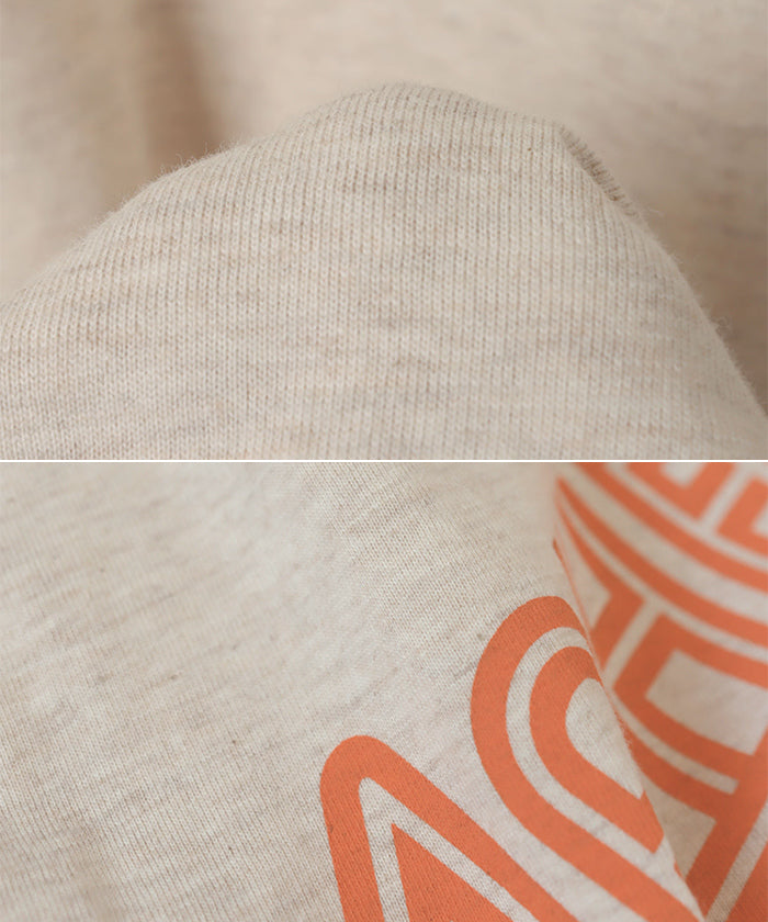 アンドミー andme バックロゴ ラグラン オーバーサイズ Tシャツ