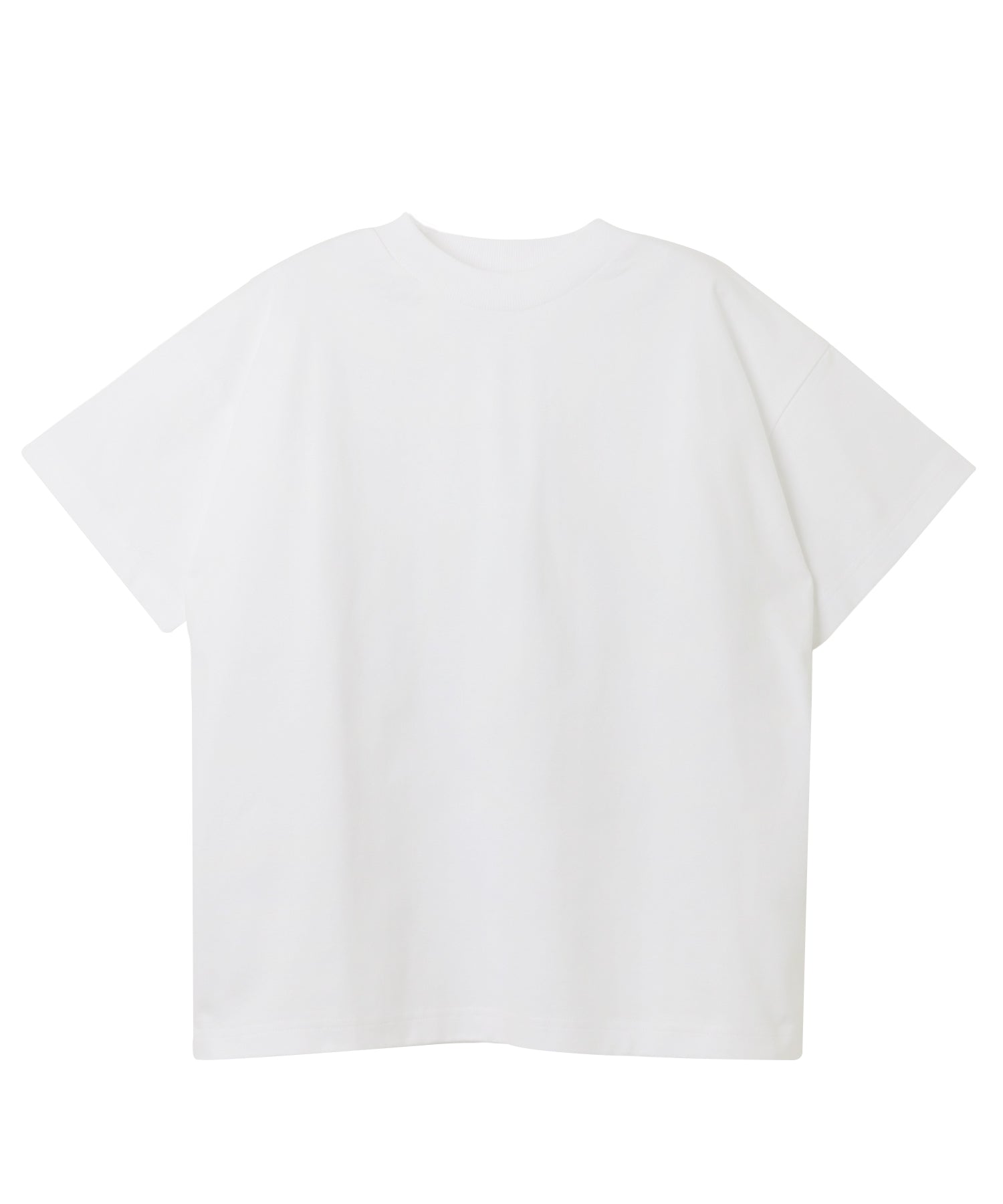アンドミー andme モックネック 半袖 Tシャツ （ホワイト） ホワイト