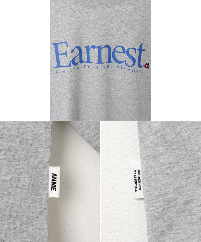 andme Earnest logo print long sleeve T-shirt