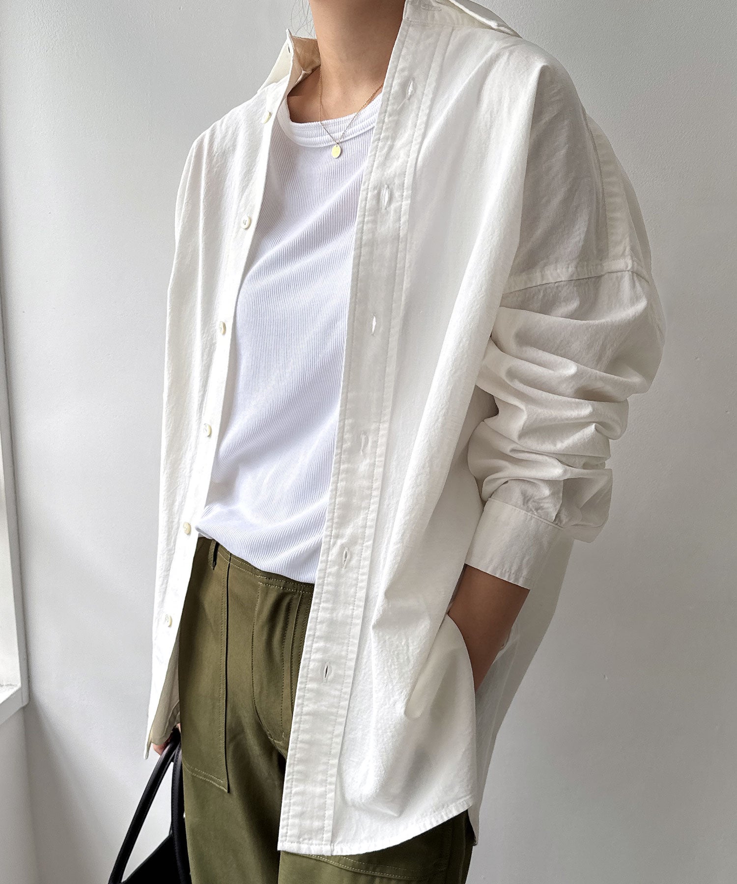 andme Cotton Oxford Style Shirt