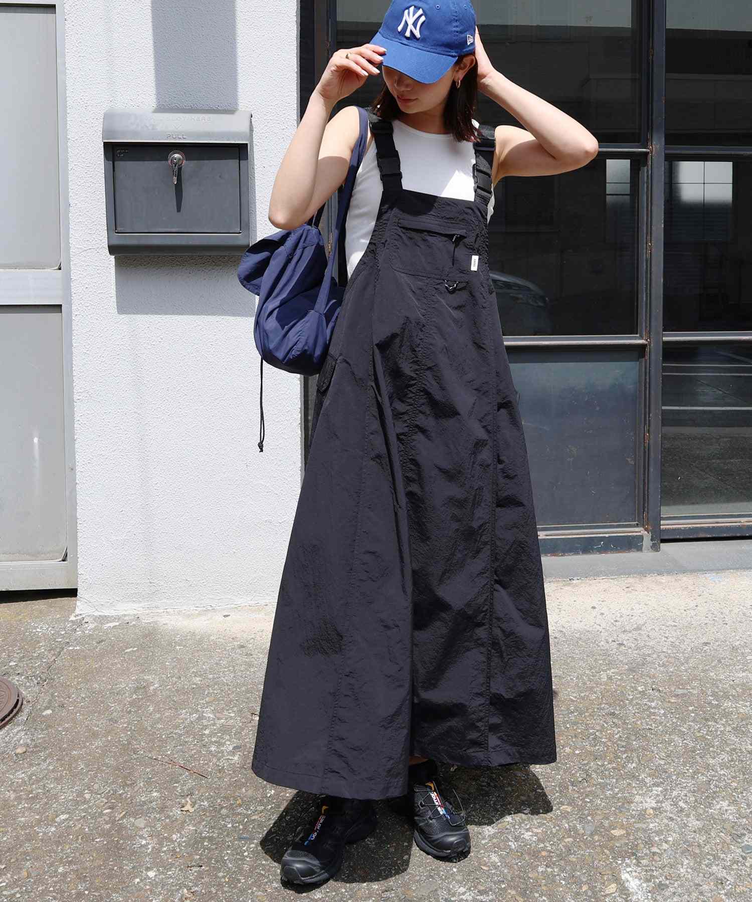 andme Multi-functional Nylon Jumper Skirt