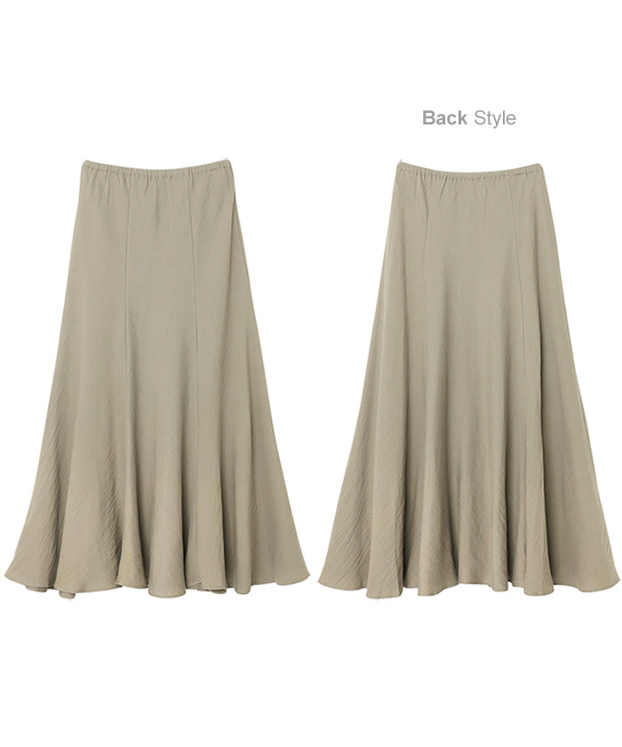 アンドミー andme バイアス フレア スカート