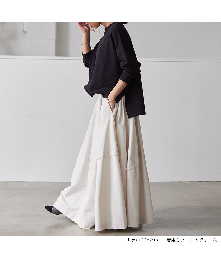 ノーワンノーズ No one knows フレアスカート サーキュラースカート レディース ロング丈 マキシ丈  おしゃれ 長め丈 きれいめ 大人 可愛い カジュアル 大きい 大きめ 大きいサイズ ウエ