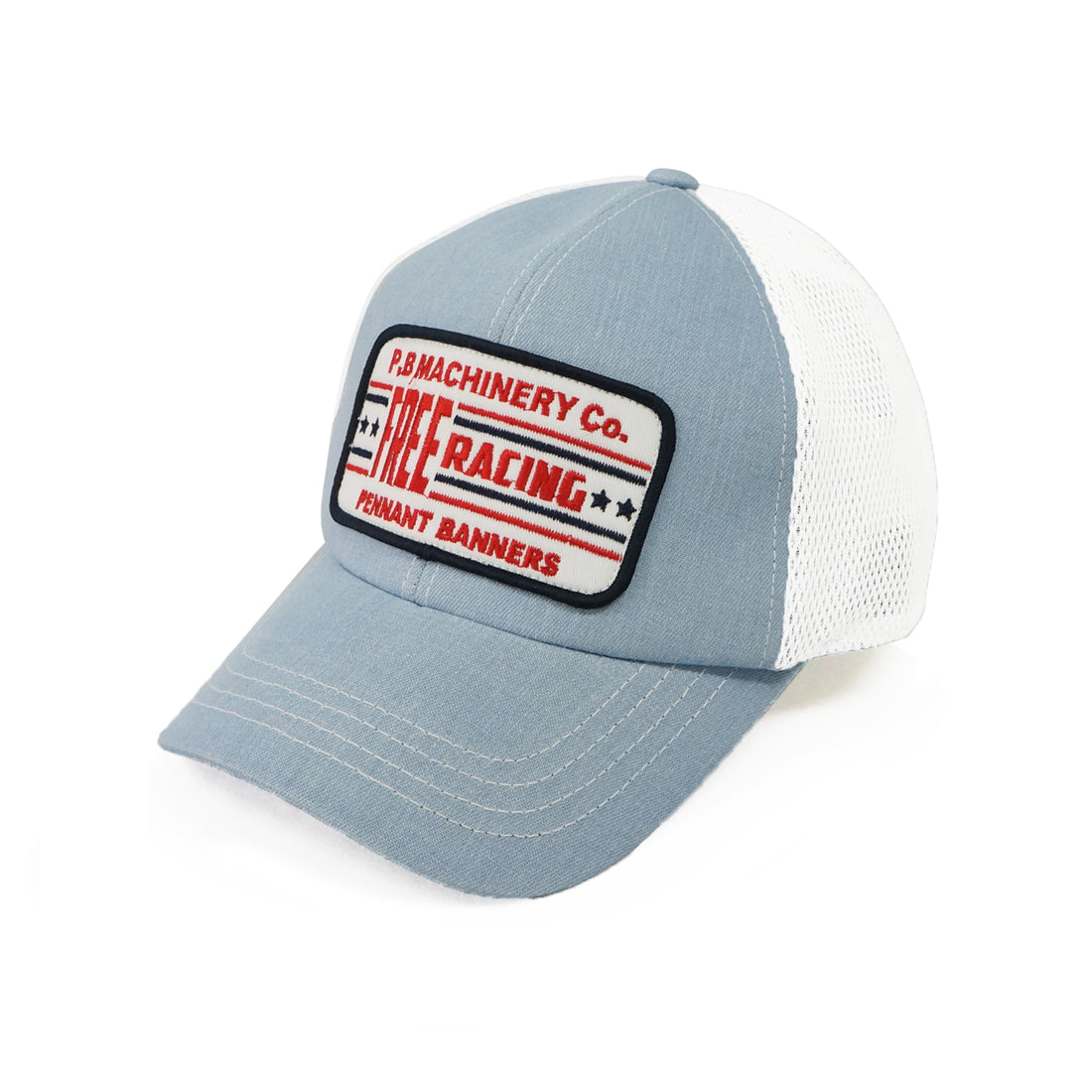ペナントバナーズ PENNANT BANNERS 帽子 メッシュキャップ キャップ メンズ レディース シャンブレー ベースボールキャップ PENNANTBANNERS （ブルー） ブルー