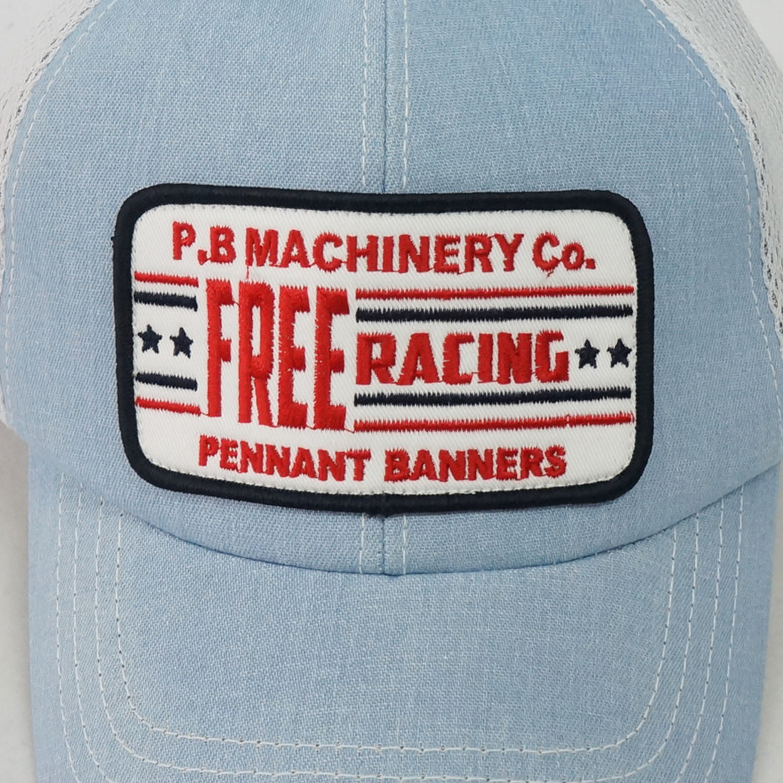ペナントバナーズ PENNANT BANNERS 帽子 メッシュキャップ キャップ メンズ レディース シャンブレー ベースボールキャップ PENNANTBANNERS （ブルー） ブルー