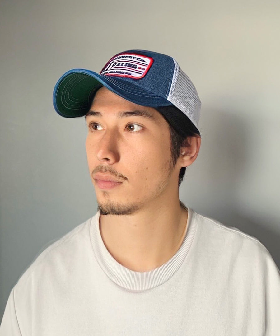 ペナントバナーズ PENNANT BANNERS 帽子 メッシュキャップ キャップ メンズ レディース シャンブレー ベースボールキャップ PENNANTBANNERS （ネイビー） ネイビー
