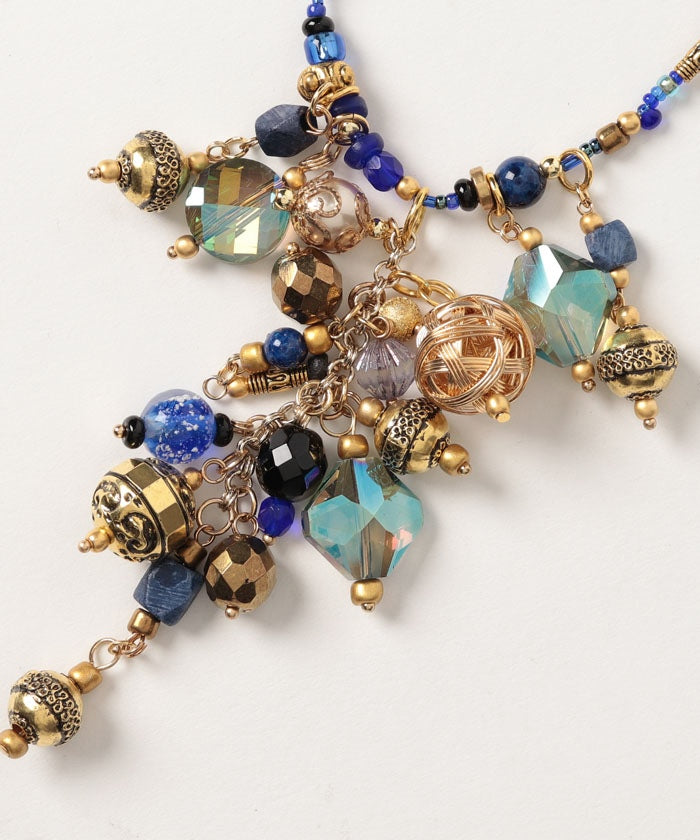 ラナンキュラス Ranunculus Blue Night Comet/ネックレス