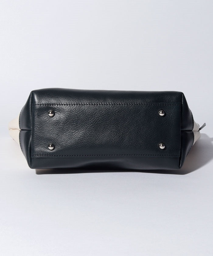 スヌーピーレザーコレクション SNOOPY Leather Collection スヌーピー レザー×キャンバストート M