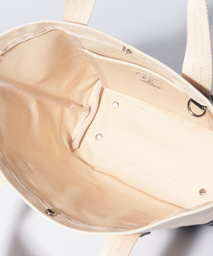 スヌーピーレザーコレクション SNOOPY Leather Collection スヌーピー レザー×キャンバストート M
