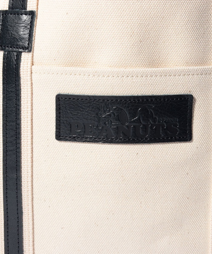 スヌーピーレザーコレクション SNOOPY Leather Collection スヌーピー レザー×キャンバストート L