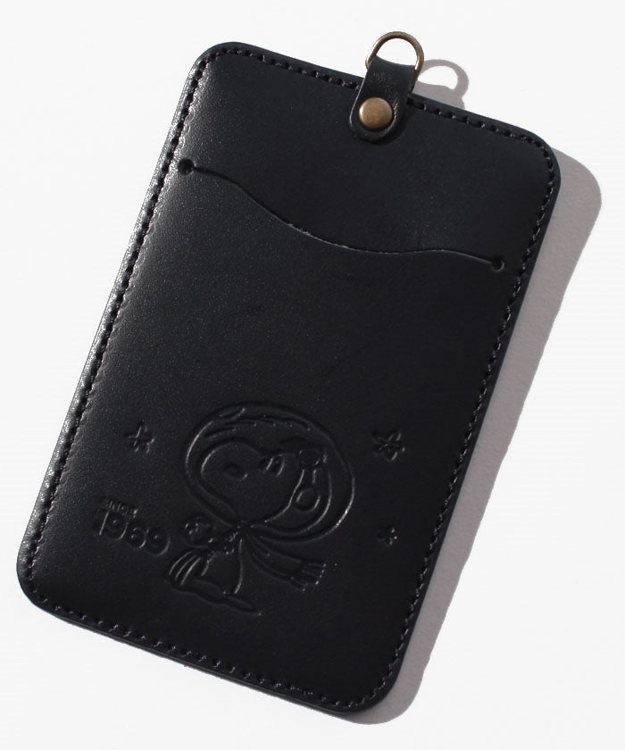 SNOOPY Leather Collection SNOOPY/PEANUTS/Astro Pass Case