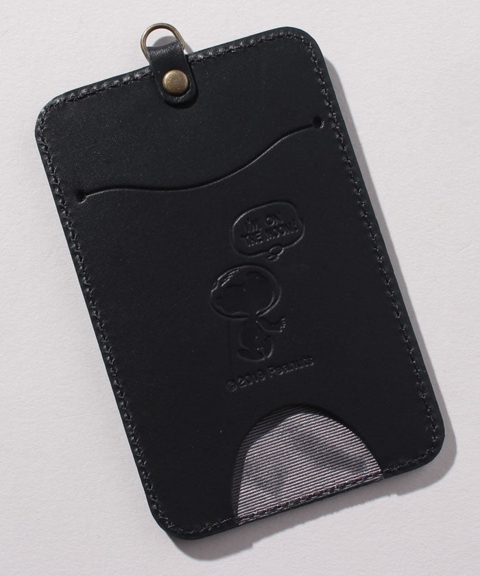SNOOPY Leather Collection SNOOPY/PEANUTS/Astro Pass Case