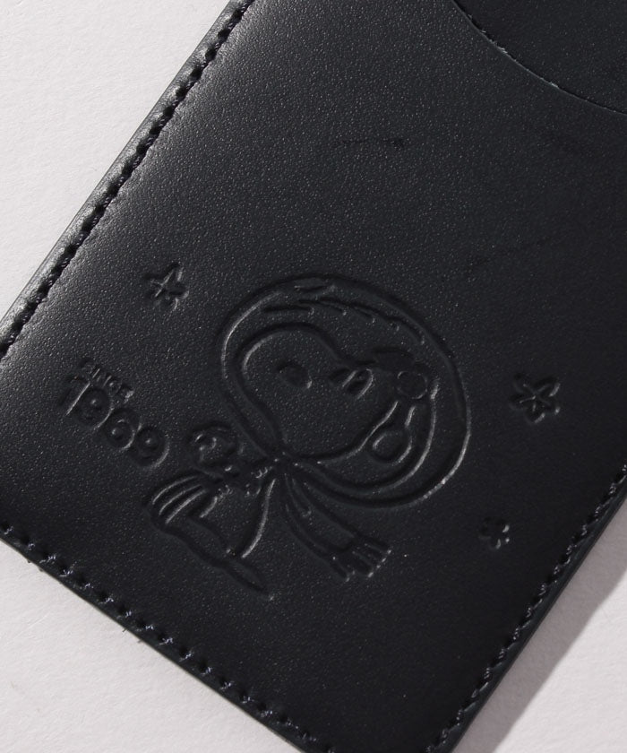 SNOOPY Leather Collection SNOOPY/PEANUTS/Astro Pass Case