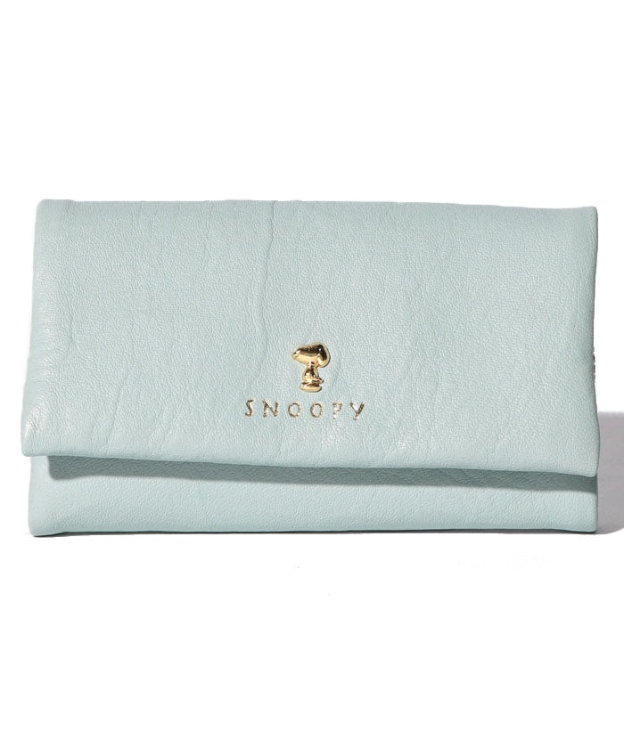 スヌーピーレザーコレクション SNOOPY Leather Collection PEANUTS SNOOPY スモーキーパステル キーケース,ブルー