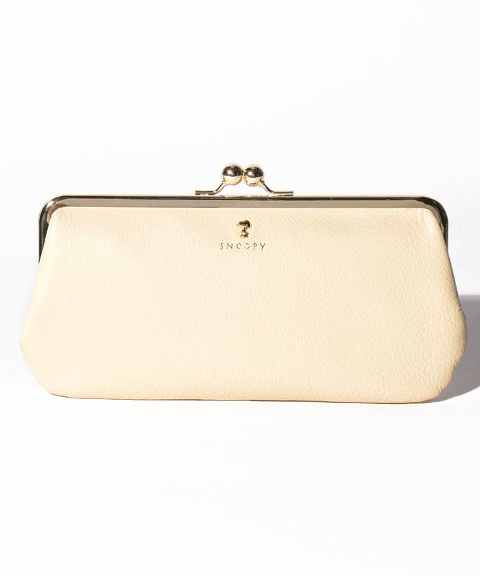 スヌーピーレザーコレクション SNOOPY Leather Collection PEANUTS SNOOPY スモーキーパステル がま口束入