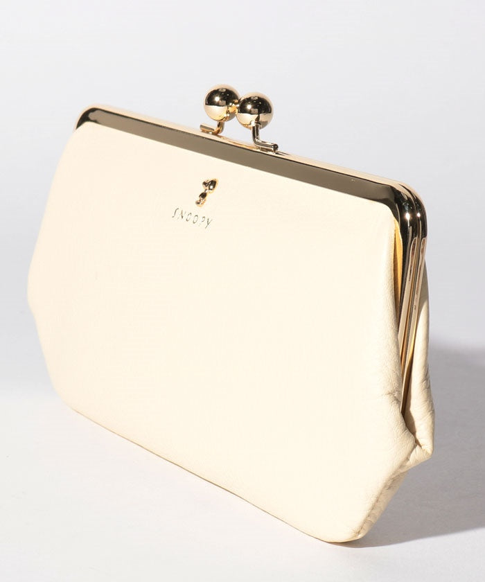 スヌーピーレザーコレクション SNOOPY Leather Collection PEANUTS SNOOPY スモーキーパステル がま口束入