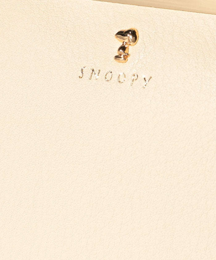スヌーピーレザーコレクション SNOOPY Leather Collection PEANUTS SNOOPY スモーキーパステル がま口束入