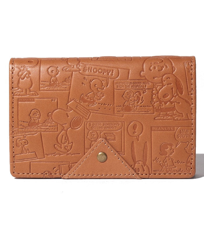 スヌーピーレザーコレクション SNOOPY Leather Collection SNOOPY/スヌーピー/ヴィンテージコミック柄名刺入れ/本革