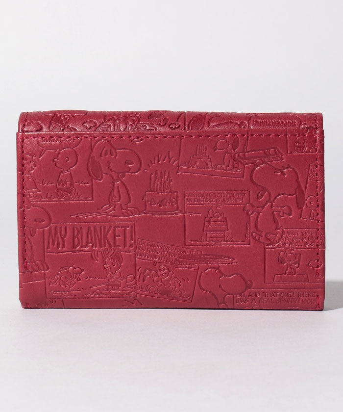 スヌーピーレザーコレクション SNOOPY Leather Collection SNOOPY/スヌーピー/ヴィンテージコミック柄名刺入れ/本革