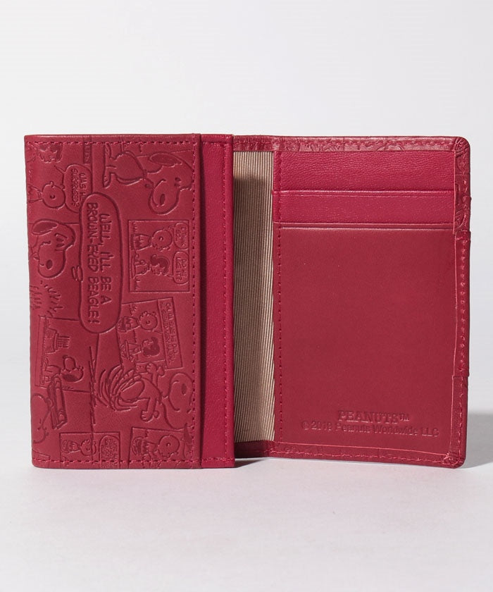 スヌーピーレザーコレクション SNOOPY Leather Collection SNOOPY/スヌーピー/ヴィンテージコミック柄名刺入れ/本革