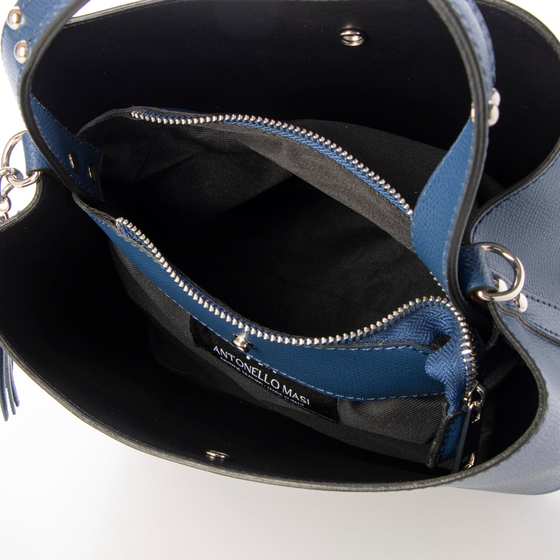 Antonello Masi Italian-made Leather 2WAY Bag