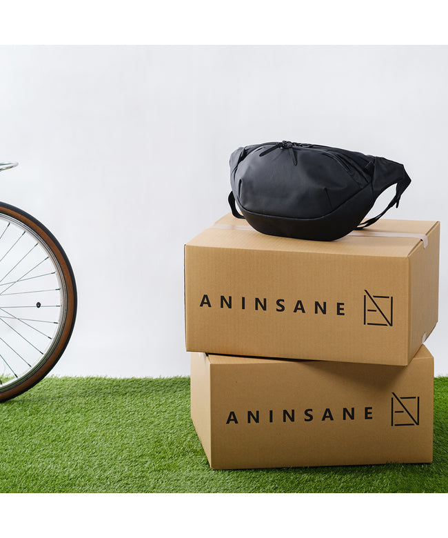 アンインセイン ANINSANE アンインセイン Nシリーズ ボディバッグ ワンショルダーバッグ スリングバッグ メンズ ブランド ANINSANE N SERIES N03 （ブラック） ブラック