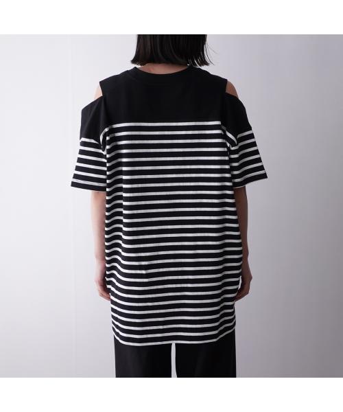 アナナ anana anana カットソー a19-026 ボーダー オフショルダー （BLK-WHT/ブラック） BLK-WHT/ブラック