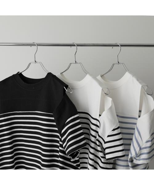アナナ anana anana カットソー a19-026 ボーダー オフショルダー （BLK-WHT/ブラック） BLK-WHT/ブラック