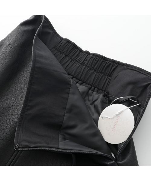 アナナ anana anana スカート a89-018 エコレザー フレア （BLK/ブラック） BLK/ブラック