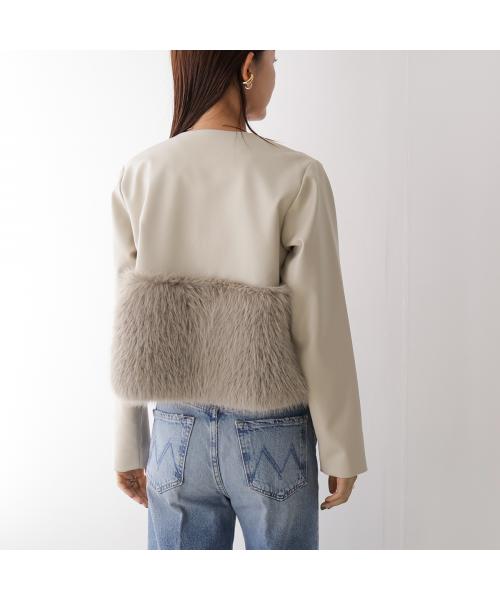 アナナ anana anana ジャケット a79-014 エコレザー エコファー （BLK/ブラック） BLK/ブラック
