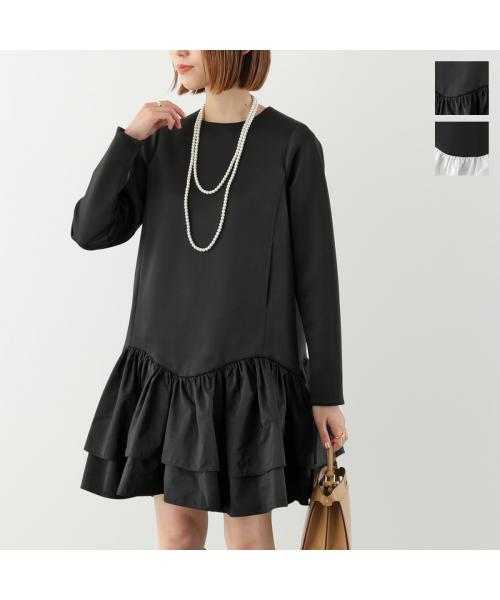 アナナ anana anana ワンピース a39-057 ボリュームギャザー チュニック （BLK×BLK/ブラック） BLK×BLK/ブラック