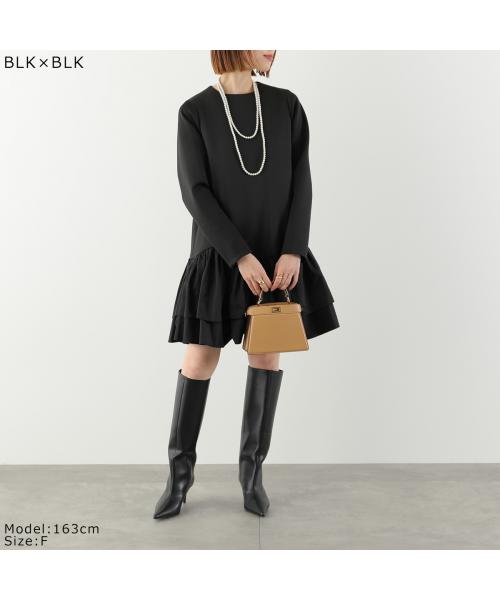 アナナ anana anana ワンピース a39-057 ボリュームギャザー チュニック （BLK×BLK/ブラック） BLK×BLK/ブラック