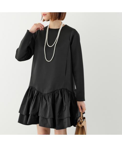 アナナ anana anana ワンピース a39-057 ボリュームギャザー チュニック （BLK×BLK/ブラック） BLK×BLK/ブラック