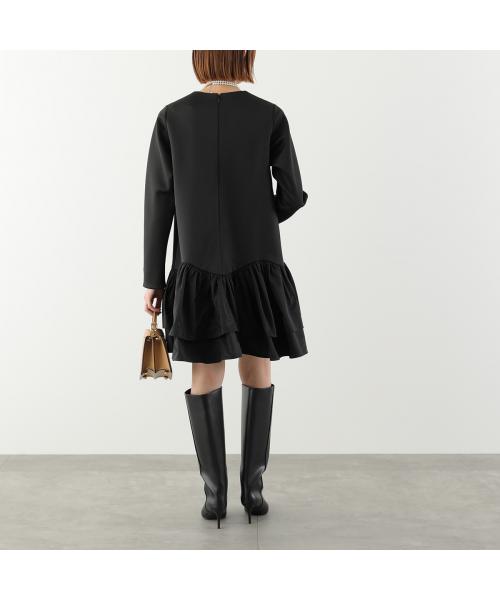 アナナ anana anana ワンピース a39-057 ボリュームギャザー チュニック （BLK×BLK/ブラック） BLK×BLK/ブラック
