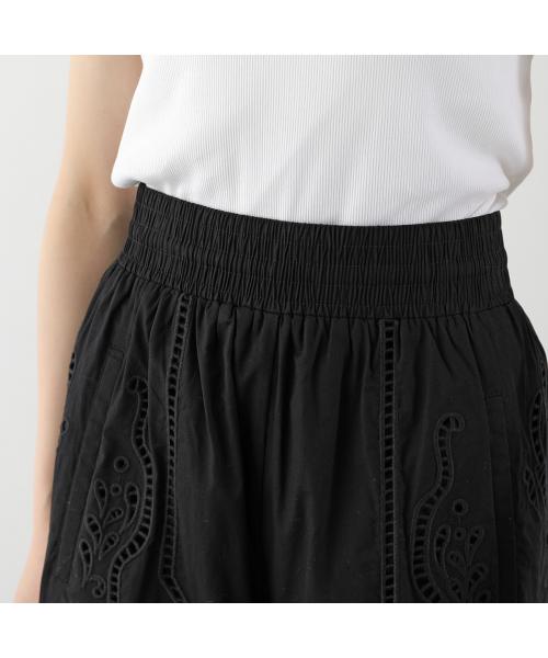 アナナ anana anana レースパンツ a96-004 刺繍 コットン （BLK/ブラック） BLK/ブラック