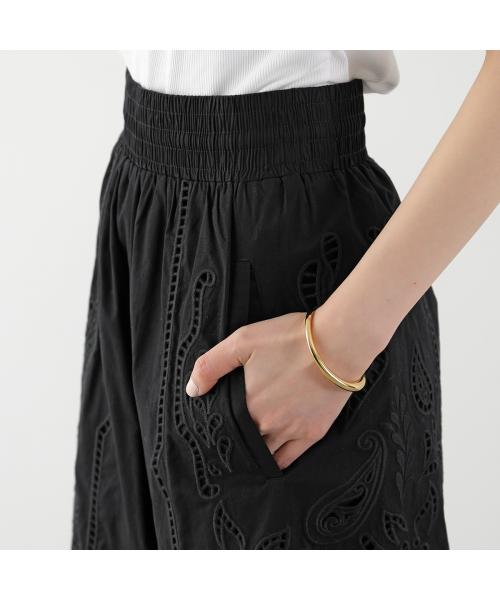 アナナ anana anana レースパンツ a96-004 刺繍 コットン （BLK/ブラック） BLK/ブラック