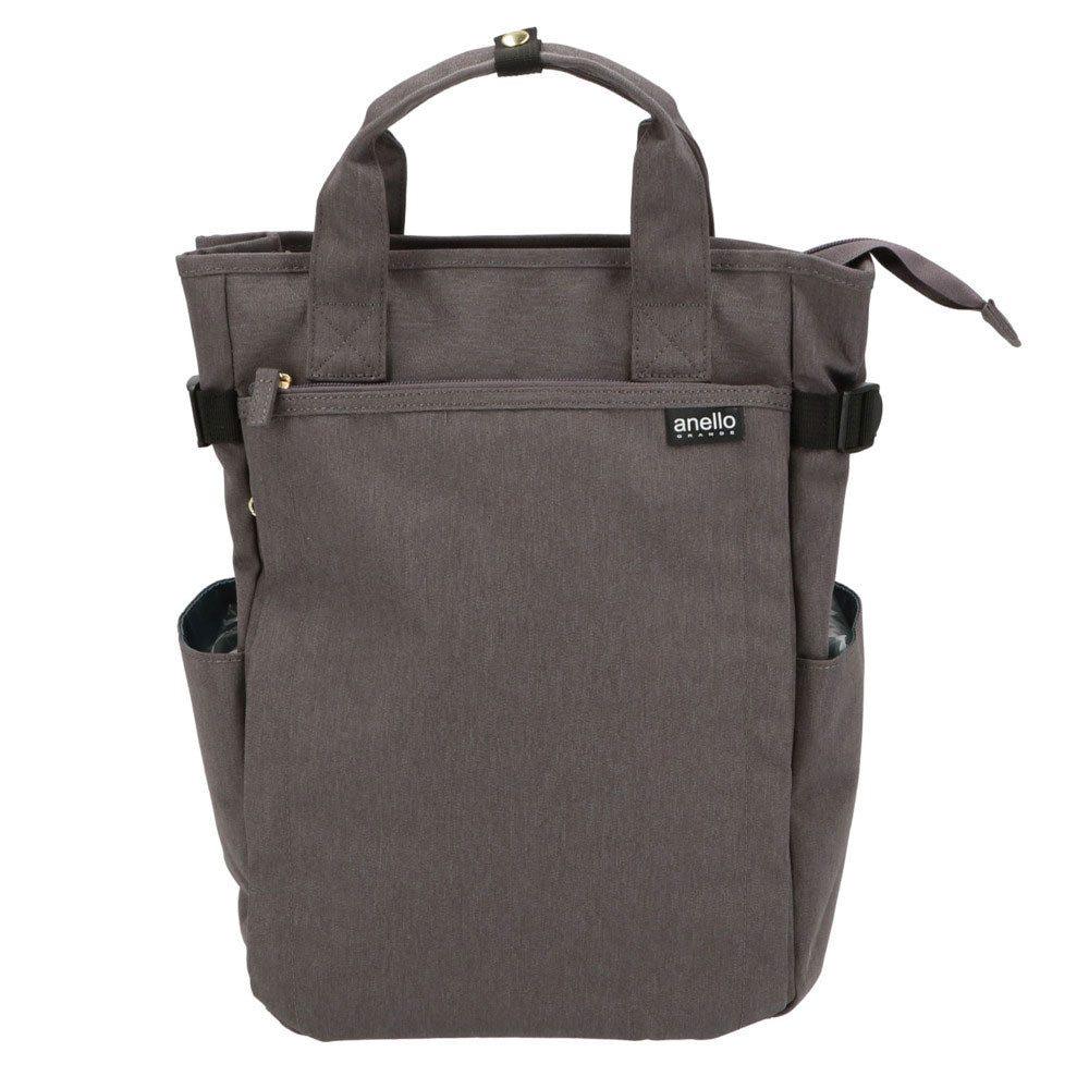 アネログランデ anello GRANDE アネログランデ 軽量撥水杢ポリSPS10トート型リュック GT-C3421,GY.グレー