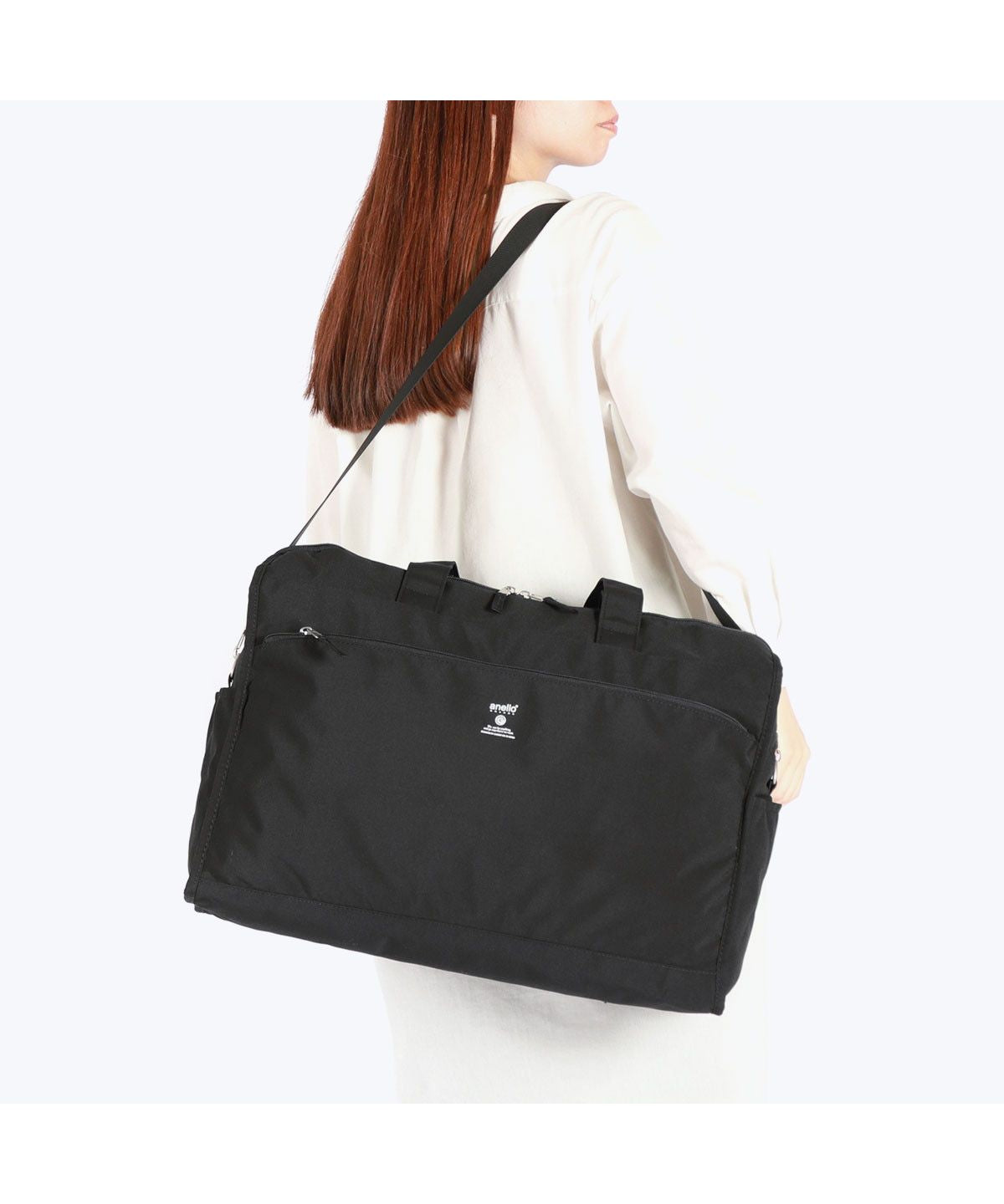 アネログランデ anello GRANDE アネロ グランデ ボストンバッグ 旅行 軽量 2WAY anello GRANDE ボストン バッグ ショルダー カバン 36L CABIN GTM0178Z （ブラック） ブラック