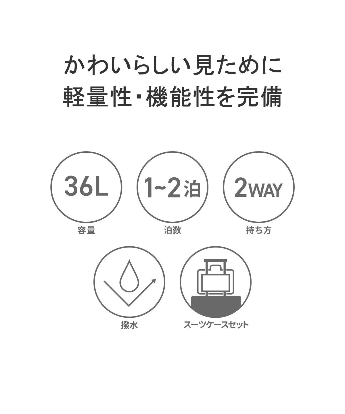 アネログランデ anello GRANDE アネロ グランデ ボストンバッグ 旅行 軽量 2WAY anello GRANDE ボストン バッグ ショルダー カバン 36L CABIN GTM0178Z （ブラック） ブラック