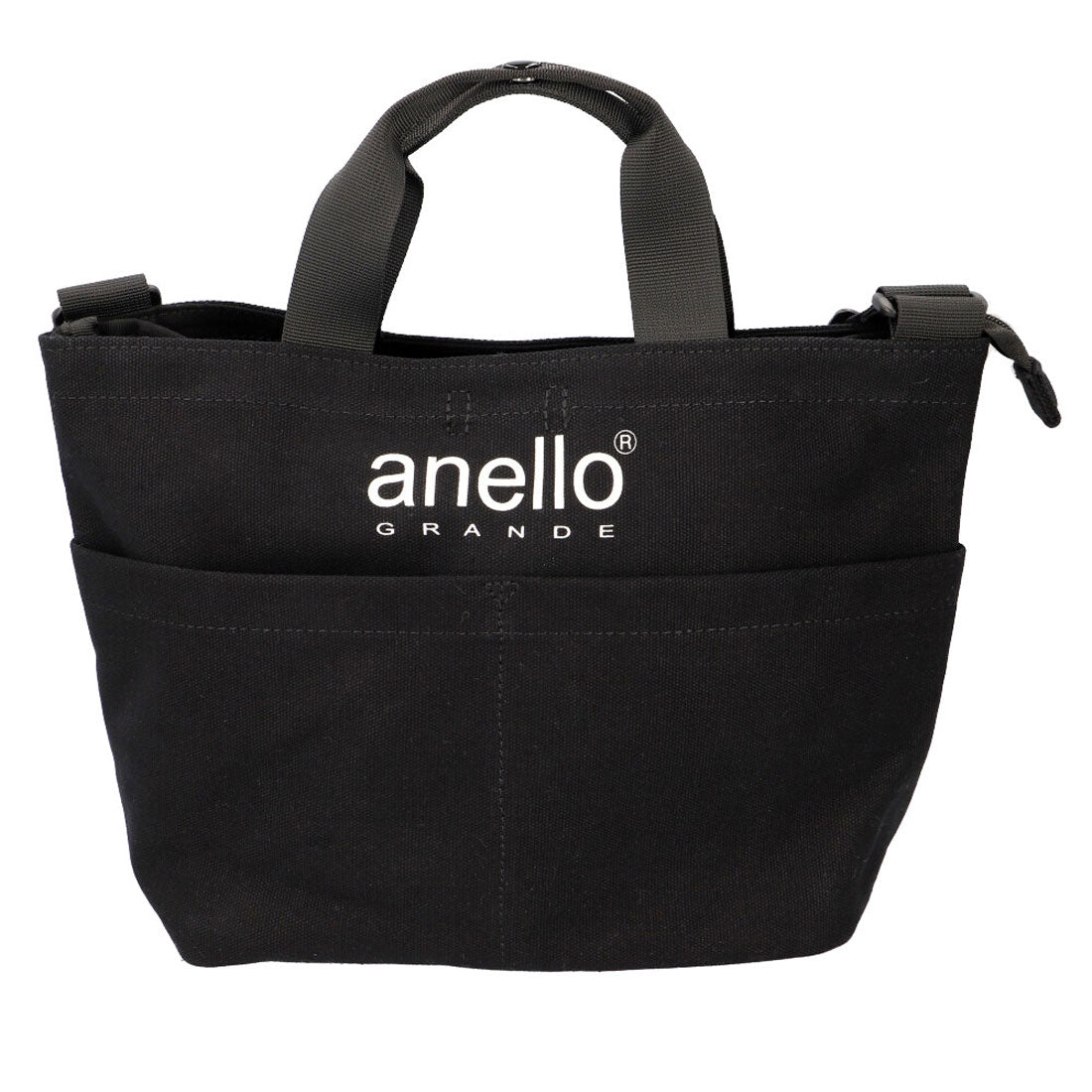 アネログランデ anello GRANDE ショルダーバッグ 2way トート,BK.ブラック