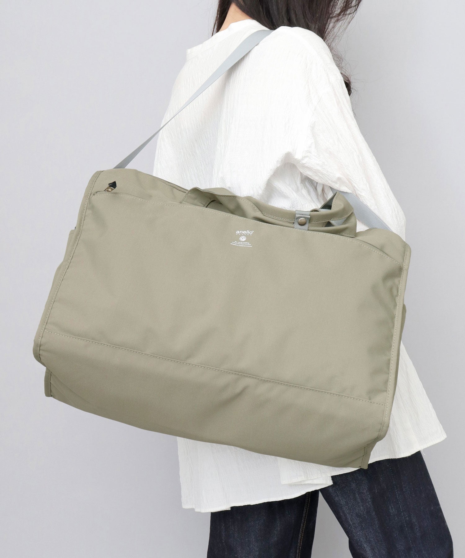 anello GRANDE Boston Bag Travel Large Capacity Women's Lightweight Water-Repellent
