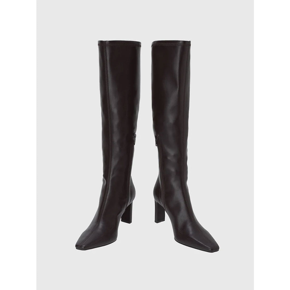アニュアンス anuans ストレッチロングブーツ （DARK BROWN） DARK BROWN