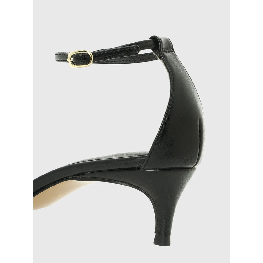 アニュアンス anuans スクエアトゥナローバーサンダル （BLACK） BLACK