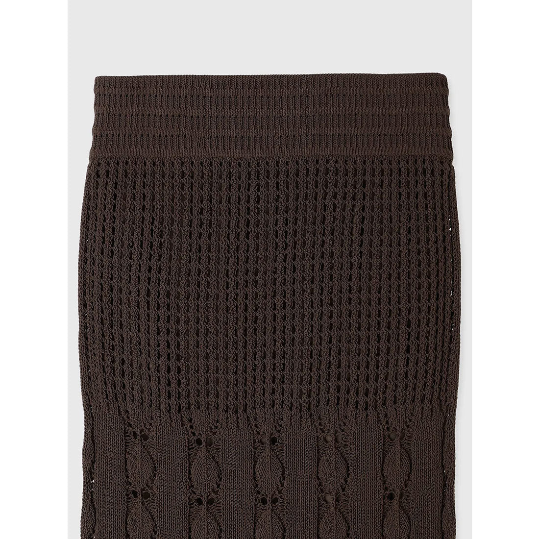 アニュアンス anuans クロシェニットスカート （BROWN） BROWN